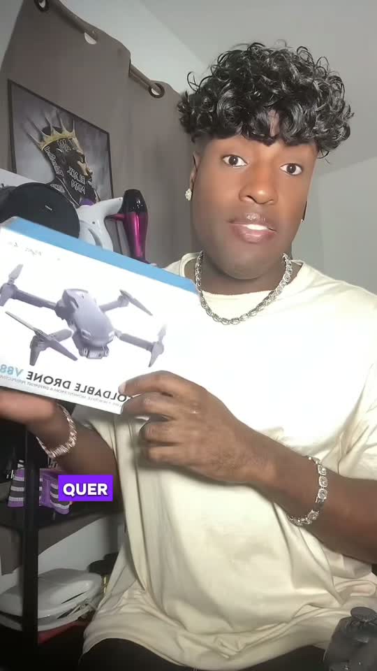 Foldable drone — unboxing